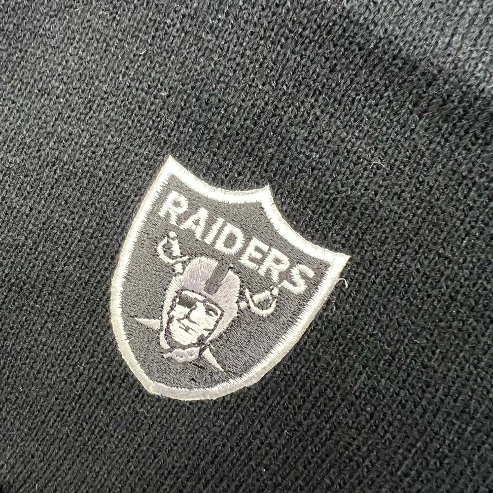 Vintage Las Vegas Raiders‎ Scarf Men Black 48x6 NFL Adults